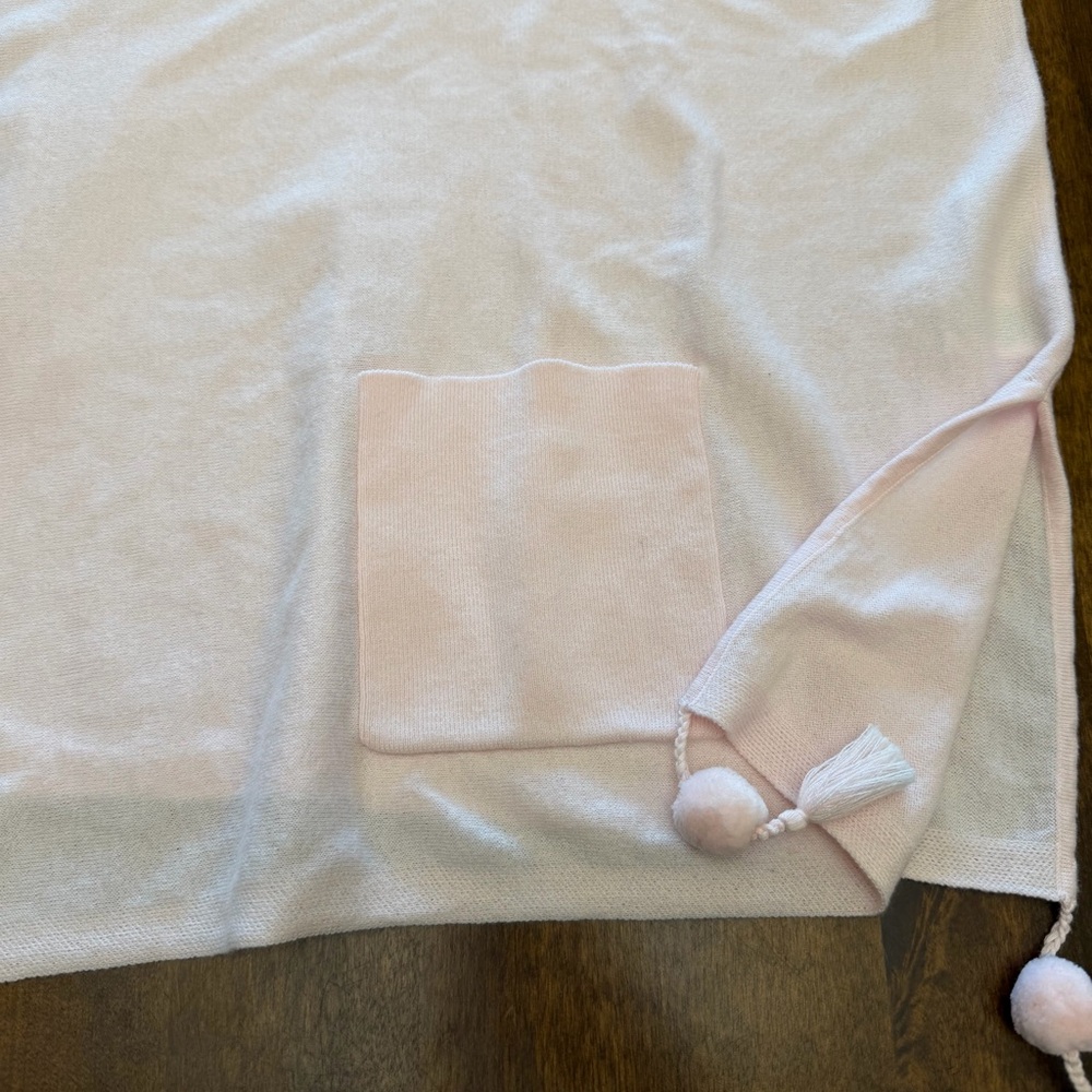 LILLY PULITZER ELBA SWEATER in PINK PARADISE TINT Medium Dolman Sleeve Tassels - Picture 5 of 12